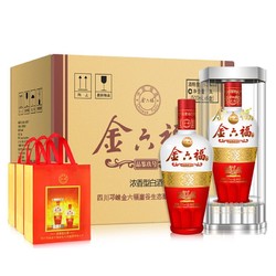 金六福 玖号 浓香型白酒 52度 500ml*6瓶 整箱装电商补贴价多少钱？