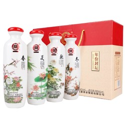 BAISHUIDUKANG 白水杜康 年份封坛 春夏秋冬  浓香型白酒52%vol500ml*4瓶价格多少钱？