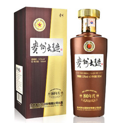 MOUTAI 茅台 贵州大曲 80年代 53%vol 酱香型白酒 500ml 单瓶装行情价多少