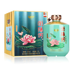 LIUYANGHE LIQUOR 瀏陽河 浏阳河 青荷SVIP 浓香型白酒1.5L*1提装 节日拜访送礼 白酒整箱包邮价多少钱？