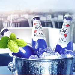 Kronenbourg 1664凯旋 原装进口啤酒 Kronenbourg1664白啤330ml*24瓶整箱批发价多少钱？