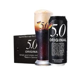 5.0 ORIGINAL 5,0 黑 啤酒 500ml*12听 礼盒装 德国原装进口电商卖多少钱？