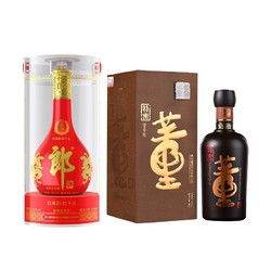 LANGJIU 郎酒 红花郎15 陈酿 53度500ml 董酒特密 54度 董香型白酒 500ml行情价多少