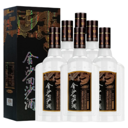 JINSHA 金沙 回沙酒 钻石五星 53%vol 酱香型白酒 500ml*6瓶 整箱装行情价多少