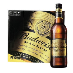 Budweiser 百威 黑金啤酒 焦糖风味 深金色美式拉格 600ml*12瓶 整箱装 国庆送礼最终到手价多少钱？