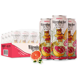 Würenbacher 瓦伦丁 小麦西柚啤酒 500ml*18听电商卖多少钱？