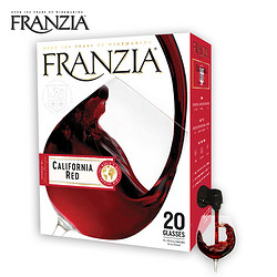 FRANZIA 风时亚 芳丝雅加州红系列 干红葡萄酒 3L 盒装行情价多少