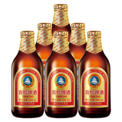 TSINGTAO 青岛啤酒 小棕金啤酒 296ml*6瓶电商卖多少钱？