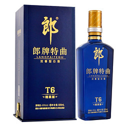 LANGJIU 郎酒 郎牌特曲 T6 精英版 50%vol 浓香型白酒 500ml 单瓶装电商卖多少钱？