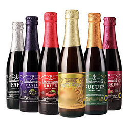 Lindemans 林德曼 啤酒 组合装 250ml*6瓶 随机口味 比利时进口行情价多少