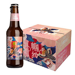 帼纹 仙鹤七品文官 白桃果味精酿啤酒 300ml*12瓶市场价多少钱？