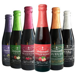 Lindemans 林德曼 随机口味 精酿果啤  啤酒  250ml*6瓶 整箱装 比利时原瓶进口电商卖多少钱？