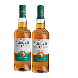 THE GLENLIVET 格兰威特 12年700ml*2 洋酒 陈酿 单一麦芽 苏格兰 威士忌包邮价多少钱？