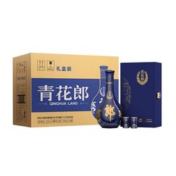 LANGJIU 郎酒 青花郎陈酿 酱香型白酒 53度500ml*6瓶 尊享版整箱装国庆好礼行情价多少