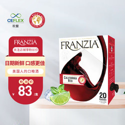 FRANZIA 风时亚 家里福尼亚干型红葡萄酒 3L价格多少钱？