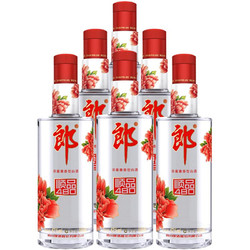 LANGJIU 郎酒 顺品郎红顺 浓酱兼香型白酒 45度480ml*6瓶 整箱装 