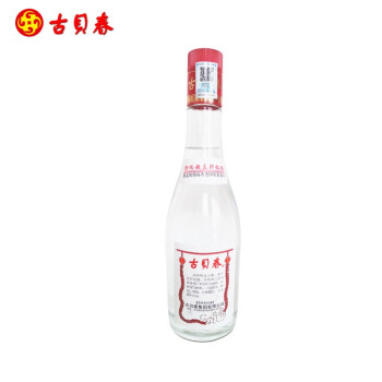 古贝春42度白板酒浓香型山东<a href='https://jiufenlei.com/tag/774.html'>白酒</a>两瓶装475ml*2瓶白色