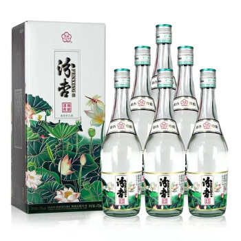 53度汾杏山西杏花村清香型白酒53度口粮酒 汾杏清雅荷韵475ml*6瓶包邮价多少钱？