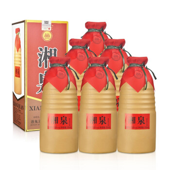 54度酒鬼 湘泉盒优 馥郁香型白酒 54度 500ml*6瓶 整箱装行情价多少