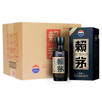 53度茅台 赖茅 传承蓝 酱香型白酒 53度 500ml*6瓶 整箱装 贵州茅台酒股份有限公司出品 高端白酒 商务送礼电商卖多少钱？