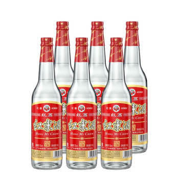 41度顺德红荔红米酒30度610ml 清雅米酒广东低度白酒粮食酒顺德红米酒浸泡水果专用米酒 6瓶装拼团价多少钱？