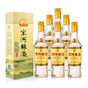 50度宋河粮液 1988酒 浓香型白酒 50度475ml*6瓶整箱装市场价多少钱？