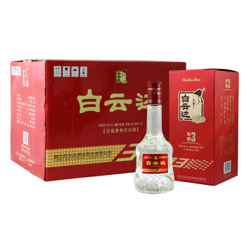 42度白云边 白酒 三年陈酿 浓酱兼香型 42度 500ml*6瓶 整箱装批发价多少钱？