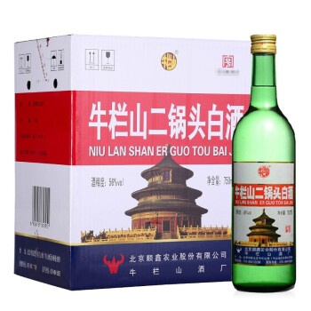 56度牛栏山 原出口美 二锅头 清香型 白酒 56度 750ml*6瓶 整箱装价格多少钱？