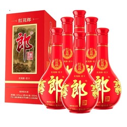 LANGJIU 郎酒 红花郎 陈酿 53度 高度白酒 酱香型 第四代红花郎500ml整箱装最终到手价多少钱？