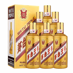 MOUTAI 茅台 金王子酒 53%vol 酱香型白酒 500ml*6瓶行情价多少