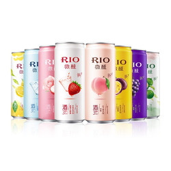 RIO 锐澳 洋酒预调酒微醺草莓乳酸菌白桃鸡尾酒套装330ml*10罐包邮价多少钱？