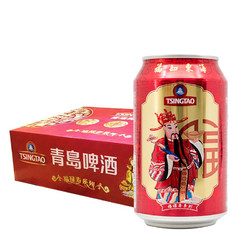 TSINGTAO 青岛啤酒 福禄寿11度 330ml*24听 整箱装市场价多少钱？