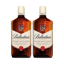 Ballantine's 百龄坛 特醇1000ml*2瓶 苏格兰调和威士忌 调配型基酒进口洋酒包邮价多少钱？