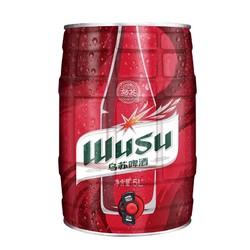 WUSU 乌苏啤酒 大红乌苏牛啤桶大桶装啤酒 5L*1桶最终到手价多少钱？