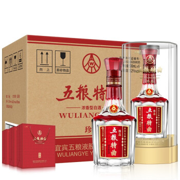 52度五粮液股份 五粮特曲珍品 浓香型白酒 52度 500ml*6瓶 整箱装最终到手价多少钱？