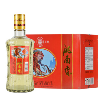 42度洮南香白酒浓香型 经典简装白酒 东北吉林特产 酒色微黄  42度竹节瓶 整箱450ml*12瓶电商补贴价多少钱？