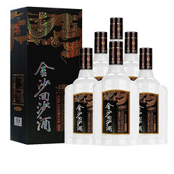 JINSHA 金沙 回沙酒 钻石五星  酱香型白酒 53度 500ml*6瓶 整箱装包邮价多少钱？