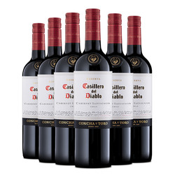 Casillero del Diablo 红魔鬼 干露红魔鬼 珍藏赤霞珠 智利原瓶 进口红酒整箱750ml*6支市场价多少钱？