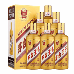 MOUTAI 茅台 金王子酒 53%vol 酱香型白酒 500ml*6瓶 整箱装市场价多少钱？