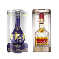 LANGJIU 郎酒 2021牛年纪念酒 52%vol 浓香型白酒 500ml 单瓶装   郎酒 青花郎酒 天宝洞藏 陈酿 53%vol 酱香型白酒 500ml 单瓶装包邮价多少钱？