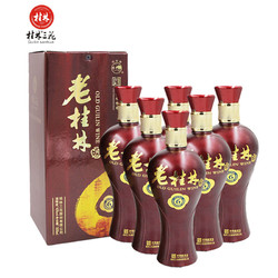 GUILIN SANHUA 桂林三花 酒 6年老桂林 米香型白酒 45度 500ml*6瓶 整箱装行情价多少