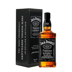 JACK DANIEL‘S 杰克丹尼 Jack Daniel’s） 美国 田纳西州 调和型 威士忌 进口洋酒  700ml  黑标礼盒装市场价多少钱？