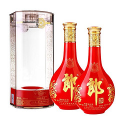 LANGJIU 郎酒 红花郎15酱香型53度500ml*2过年含礼袋婚宴走亲送礼电商卖多少钱？