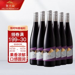 HELAN MOUNTAIN 贺兰山 红酒 宁夏贺兰山东麓产区 特选果香赤霞珠红葡萄酒 750ml 整箱最终到手价多少钱？