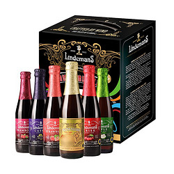 Lindemans 林德曼 果味缤纷 精酿果啤  啤酒  250ml*6瓶 礼盒装 比利时原瓶进口拼团价多少钱？