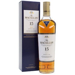 MACALLAN 麦卡伦 15年蓝钻双桶 苏格兰 单一麦芽威士忌 700ml 礼盒装  进口洋酒行情价多少