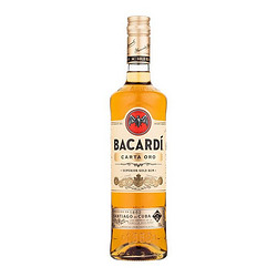 BACARDI 百加得 金朗姆酒 40%vol 750ml价格多少钱？