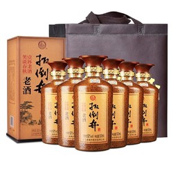 扳倒井 52度浓香型白酒 老酒  送礼品袋 500ml*6瓶整箱装 中秋节送礼礼物 礼品酒拼团价多少钱？