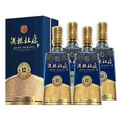 杜康 酒祖杜康12窖区 浓香型白酒 52度500ml*4 整箱装 市场价多少钱？