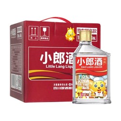 LANGJIU 郎酒 精酿小郎酒 京东 浓酱兼香型 45度100ml*6瓶 礼盒整拼团价多少钱？